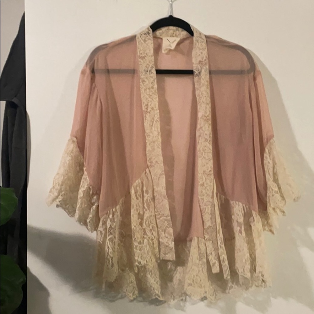 Sheer Lace Cardigan